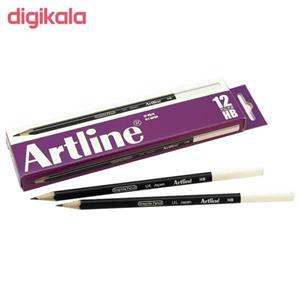 مداد مشکی آرت لاین مدل ep-hb/il کد 007 بسته 4 عددی