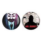 مگنت خندالو طرح سریال آقای ربات Mr.Robot کد 1023510230 مجموعه 2 عددی