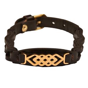 دستبند چرمی کهن چرم مدل BR60-7 Kohan Charm BR60-7 Leather Bracelet