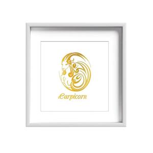 تابلو طلاکوب زرکات طرح ماه تولد دی مدل Capricorn