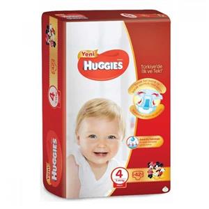 پوشک نوزاد سایز 4 (42 عددی) دخترانه هاگیز Huggies 
