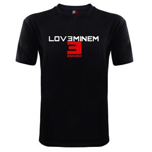 تی شرت آستین کوتاه مردانه مدل Eminem  کد b071  رنگ مشکی 