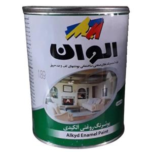 رنگ روغنی نقره ای الوان کد۱۸۹ حجم۱۰۰۰ میلی لیتر