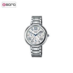 ساعت مچی عقربه ای زنانه کاسیو مدل SHE-3034D-7AUDR Casio SHE-3034D-7AUDR Watch For Women