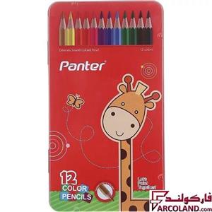 مداد رنگی 12 رنگ پنتر مدل MCP103-12
