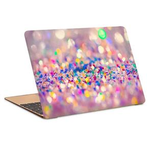 استیکر لپ تاپ طرح colorful sparkleکد 185مناسب برای 15.6 اینچ 