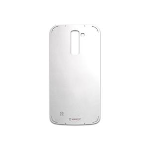 برچسب پوششی ماهوت مدل Metallic-White مناسب برای گوشی موبایل ال جی K10 MAHOOT Metallic-White Cover Sticker for LG K10