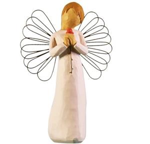 مجسمه امین کامپوزیت مدل فرشته عاشق کد 42 1 Amin Composite Loving Angel Statue 
