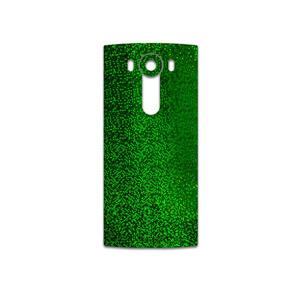 برچسب پوششی ماهوت مدل Green-Holographic مناسب برای گوشی موبایل ال جی V10 MAHOOT Green-Holographic Cover Sticker for LG V10