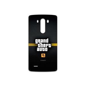 برچسب پوششی ماهوت مدل GTA-Game مناسب برای گوشی موبایل ال جی G3 MAHOOT GTA-Game Cover Sticker for LG G3