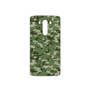 برچسب پوششی ماهوت مدل Army-Green-Pixel مناسب برای گوشی موبایل ال جی G3 MAHOOT Army-Green-Pixel Cover Sticker for LG G3