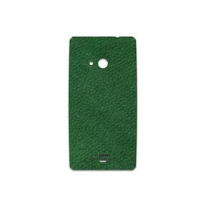 برچسب پوششی ماهوت مدل Green-Leather مناسب برای گوشی موبایل مایکروسافت Lumia 535
