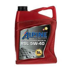 روغن موتور خودرو بنز و بی ام دبلیو آلپاین مدل RSL 5W-40 SN حجم 5 لیتر