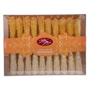 شاخه نبات چوبی سحرخیز بسته 20 عددی Saharkhiz Saffron Crystal Rock Candy Sticks Pack of 20