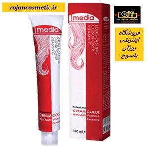 رنگ مو مدیا سری طلایی شماره 7.5 حجم 100 میلی لیتر رنگ بلوند طلایی متوسط