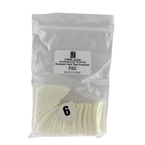 تیپ کاشت ناخن پرولایز شماره 6 - p80 بسته 50 عددی