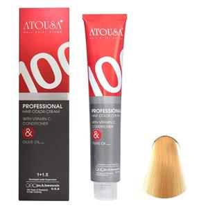 رنگ مو آتوسا شماره 9/37 حجم 100 میلی لیتر رنگ گندمی