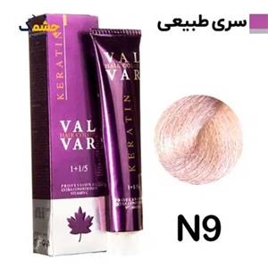 رنگ مو وال وار سری طبیعی شماره N9 حجم 120 میلی لیتر رنگ بلوند پلاتینه