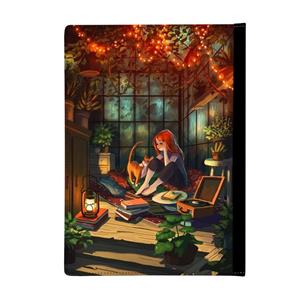 کلاسور طرح دختر کتابخون مدل kel2038 -