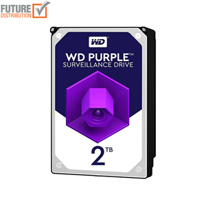 هارددیسک اینترنال وسترن دیجیتال سری Purple مدل WD20PURZ ظرفیت 2 ترابایت Western Digital Internal Hard Disk 2TB 