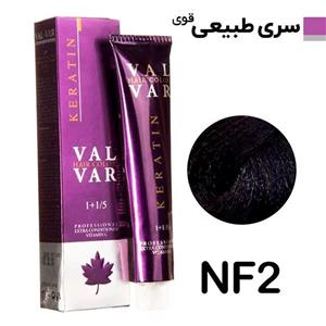 رنگ مو وال وار سری طبیعی اکسترا شماره NF2 حجم 120 میلی لیتر رنگ قهوه ای تیره