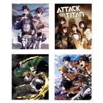 آویز تزیینی طرح انیمه مدل Attack On Titan2 مجموعه 4 عددی