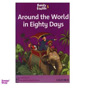 کتاب Around the World in Eighty Days Family 5 Readers Book اثر جمعی از نویسندگان انتشارات ابداع