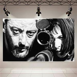 تابلو شاسی طرح فیلم سینمایی مدل لئون حرفه ای کد AR3970