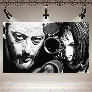 تابلو شاسی طرح فیلم سینمایی مدل لئون حرفه ای کد AR3970