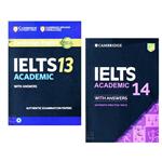 کتاب Cambridge IELTS Academic 13_14 اثر جمعی از نویسندگان انتشارات ابداع 2جلدی