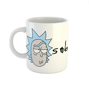 ماگ طرح اسم سبحان مدل rick and morty کد 1025 