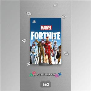 اسکین برچسب PS5 طرح Fortnite 
