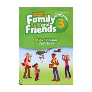 فلش کارت American Family and Friends 3 انتشارات ابداع