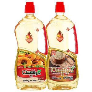 روغن کنجد و روغن سرخ کردنی پایه کنجد کارمیسن -  920 میلی لیتر مجموعه 2 عددی