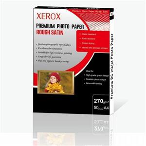 کاغذ عکس زیراکس مدل Rough Satin سایز  A4 بسته 50 عددی XEROX Rough Satin Premium Photo Paper A4 Pack Of 50