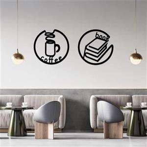 استیکر مدل کافی شاپ بسته 2 عددی -