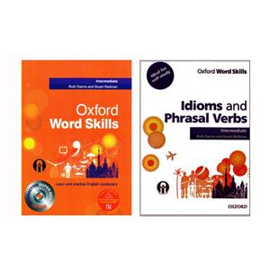 کتاب Oxford word skills Intermediate اثر Ruth Gairns And Stuart Redman انتشارات الوندپویان دو جلدی