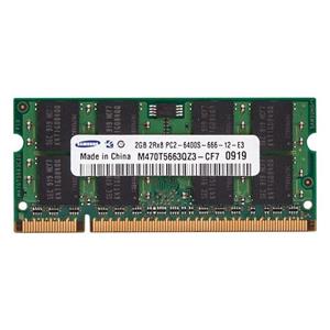 رم لپ تاپ سامسونگ مدل DDR2 6400s MHz ظرفیت 2 گیگابایت