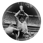 پیکسل طرح بازیکن فوتبال دیگو آرماندو مارادونا کاپ قهرمانی جام جهانی مدل S4777