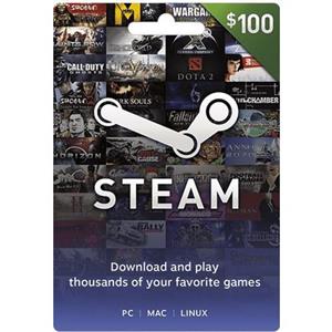 Steam Gift Card 100 $ 