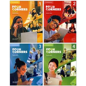 کتاب four corners 2nd اثر Jack C. Richards and David Bohlke انتشارات کمبریج 4 جلدی