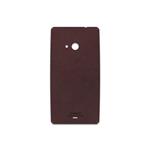 برچسب پوششی ماهوت مدل Matte-Dark-Brown-Leather مناسب برای گوشی موبایل مایکروسافت Lumia 535