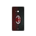 برچسب پوششی ماهوت مدل AC-Milan-FC مناسب برای گوشی موبایل مایکروسافت Lumia 540