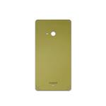 برچسب پوششی ماهوت مدل Matte-Gold مناسب برای گوشی موبایل مایکروسافت Lumia 540