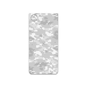 برچسب پوششی ماهوت مدل Army-Snow-Pixel مناسب برای گوشی موبایل بلک بری Keyone-DTEK70