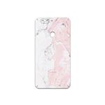 برچسب پوششی ماهوت مدل Blanco-Pink-Marble مناسب برای گوشی موبایل الفون P8 Mini