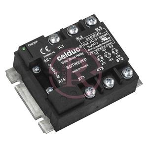 رله‌ الکترونیکی ( SSR ) سه فاز AC - AC سلدوک SGT965960 Celduc