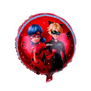 بادکنک فویلی سورتک طرح دختر کفشدوزک