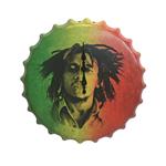 ساعت دیواری طرح درب نوشابه طرح Bob Marley