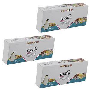 کیسه زیپ دار پنگوئن مدل Zp مجموعه 3 عددی